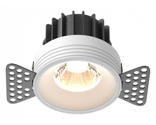 Встраиваемый светильник Maytoni Round DL058-12W3K-TRS-W