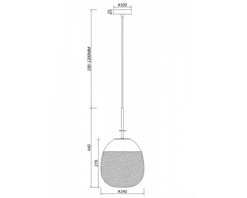 Подвесной светильник Maytoni Lune P072PL-L5W3K