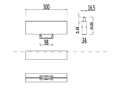 Накладной светильник Maytoni BASIS TR012-2-12W3K-W