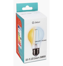 Лампа светодиодная с управлением через Wi-Fi Zetton Smart Wi-Fi Bulb E27 5Вт 2200-6500K ZTSHLBWCWE271RU