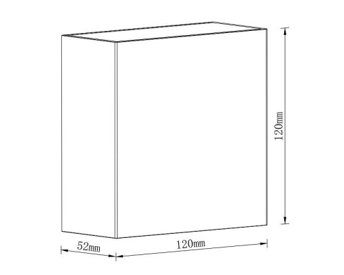 Накладной светильник Arte Lamp Algol A1445AL-1BK