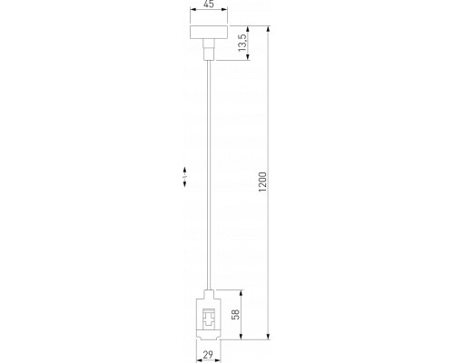 Подвес для трека Elektrostandard Esthetic Magnetic a065438