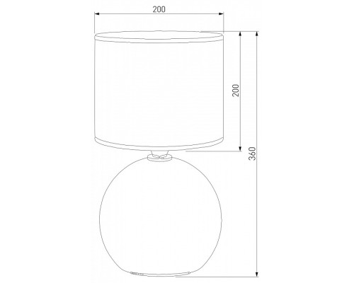 Настольная лампа декоративная TK Lighting Palla 5089 Palla