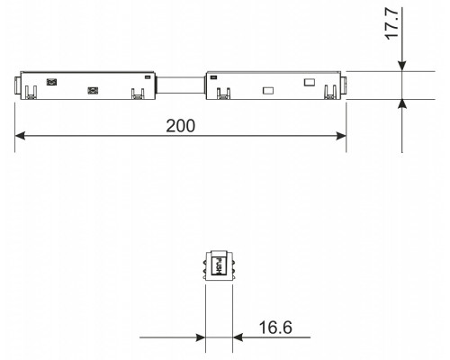 Соединитель гибкий для треков Elektrostandard Slim Magnetic a057211