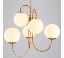 Люстра на штанге Imperiumloft Gooseneck Pelle Chandelier 40.2347