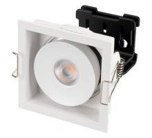 Встраиваемый светильник Arlight CL-SIMPLE-S80x80-9W Warm3000 (WH, 45 deg) 026874