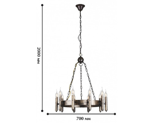 Подвесная люстра Favourite Fortezza 1144-10P