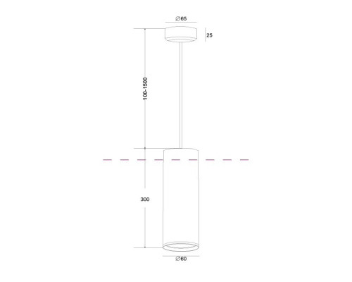 Подвесной светильник Maytoni Focus Design P038PL-01G