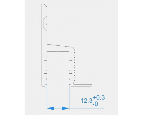 Профиль накладной Deko-Light ET-03-10 975485