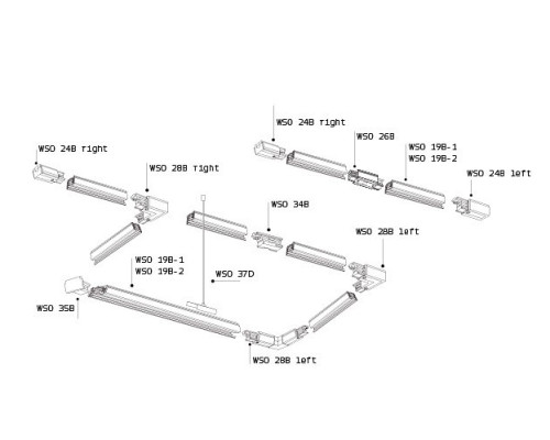 Светильник на штанге Italline M04-308 M04-308 white 3000K