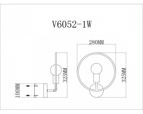 Бра Moderli Sachara V6052-1W