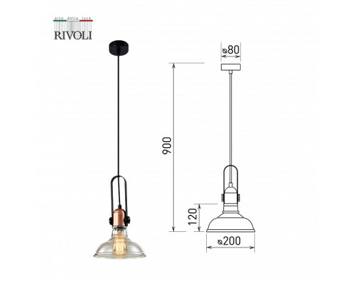 Подвесной светильник Rivoli Leila Б0055026