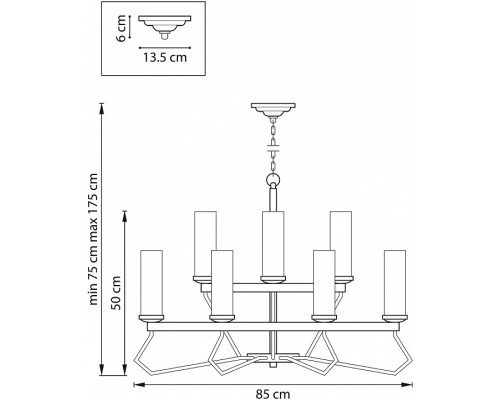 Подвесная люстра Lightstar Flume 723125